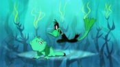 It's just like you're a merman that's 700 feet tall
