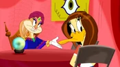 Lola offers to read Tina's palm.