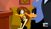 Tina & Daffy at the Sunset Restaurant