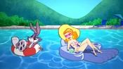 Bugs floating close to Starlett.