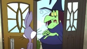 Witch Lezah asks Bugs if he could watch over Gossamer like a "big brother" figure.