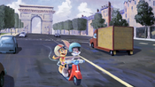 Snapshot20110708011622.png (1.27 MB) A painting of Bugs and Lola riding a moped.