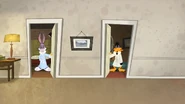 Bugs and Daffy's bedrooms.