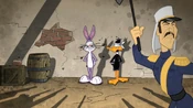 Bugs and Daffy talking in shooting