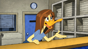 In response to one of Daffy's claims, Tina claims Daffy is "nothing but imperfection."