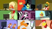 Everyone reading Daffy's hurtful Email about them.