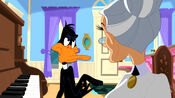 Daffy saying he doesn't want to be "babied."