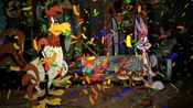The Foghorn Leghorn Story (1.09 MB) Sam gets happy when he sees the Burmeeets Turtle and he explodes.