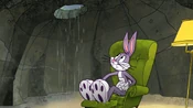 Bugs' hole starts to flood.
