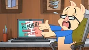 What is Porky crying about?