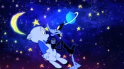 And you tenderly embrace while you fly into space cause Earth's not ready for giant robot love