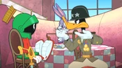 Daffy talking to Marvin.