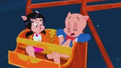 Porky acting smugly toward Petunia.