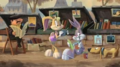 Snapshot20110708011644.png (1.42 MB) A painting of Bugs and Lola reading.