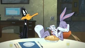 Bugs spits out his carrot pie.