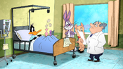 At the hospital, Dr. Weisberg tells Daffy he needs a new kidney.