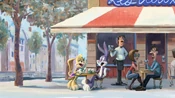 Snapshot20110708011617.png (1.3 MB) A painting of Bugs and Lola at a café.