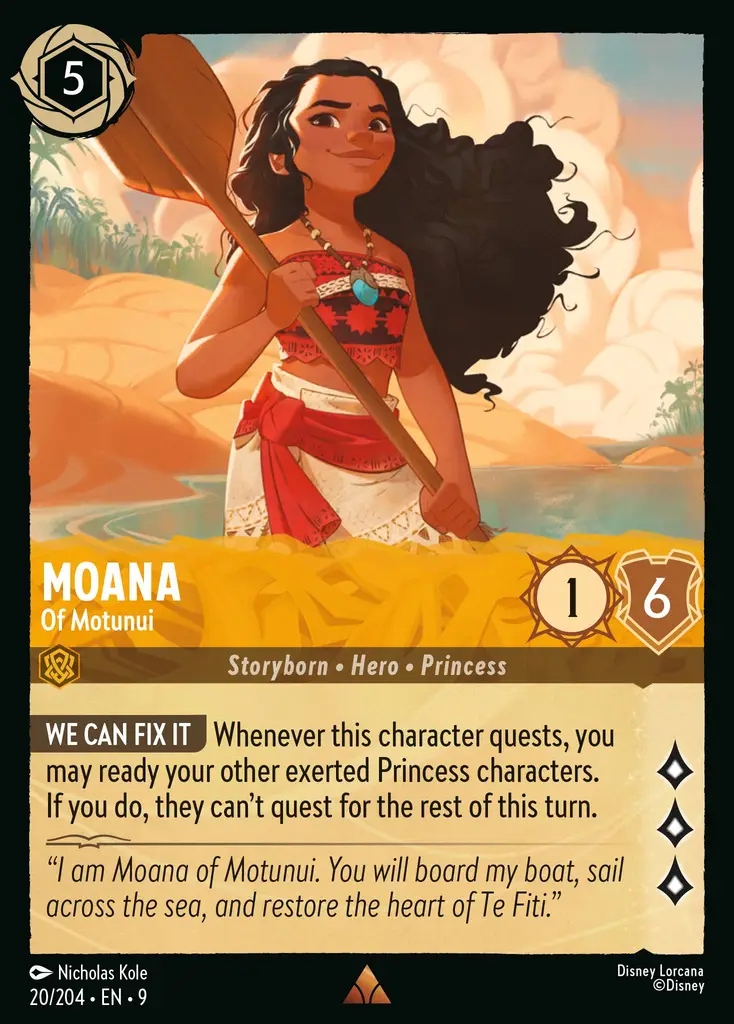 Moana - Of Motunui | Lorcana Wiki | Fandom