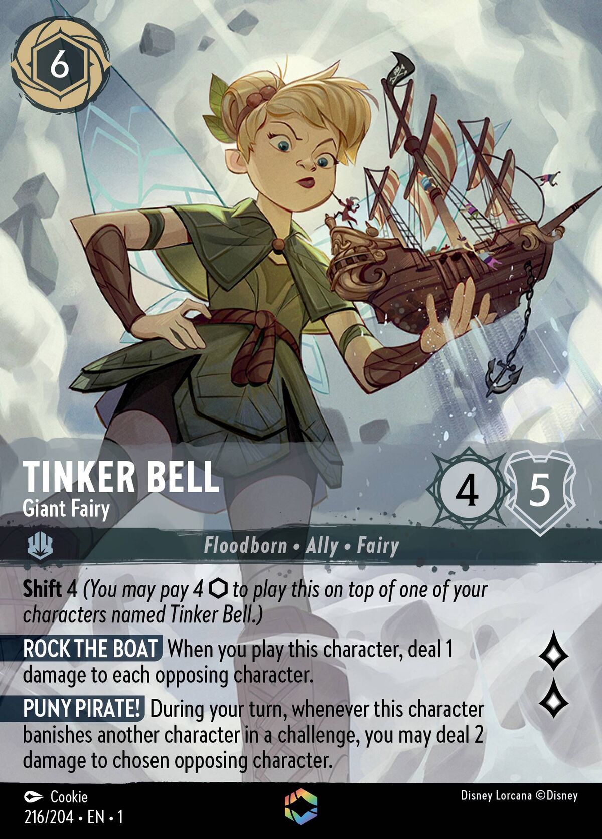 Tinker Bell Giant Fairy (Enchanted) Lorcana Wiki Fandom