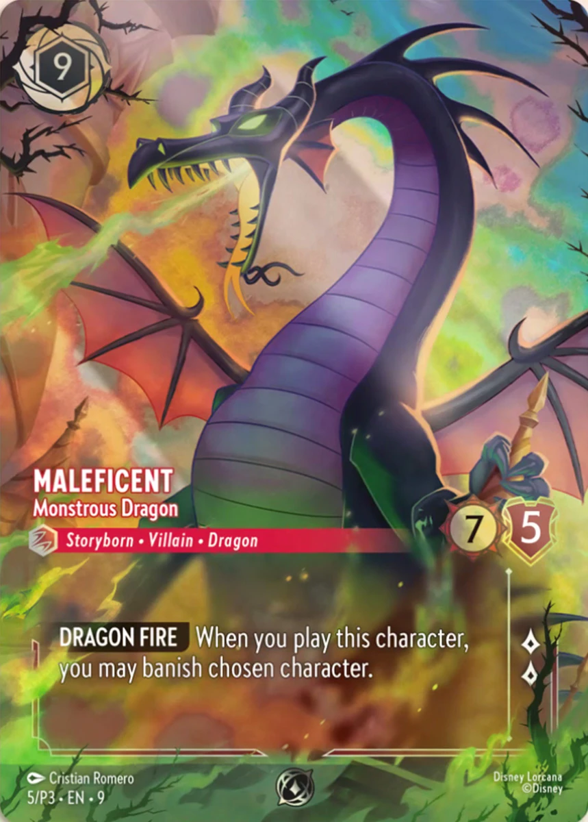 Maleficent - Monstrous Dragon (Set Championships) | Lorcana Wiki