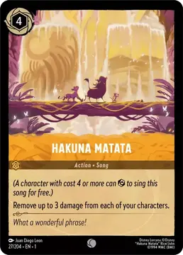 Hakuna Matata | Lorcana Wiki | Fandom