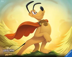 pluto lorcana card Disney Lorcana Fabled COLD FOIL 14/204 Pluto – Determined Defender R –  CTKollectables main image 1