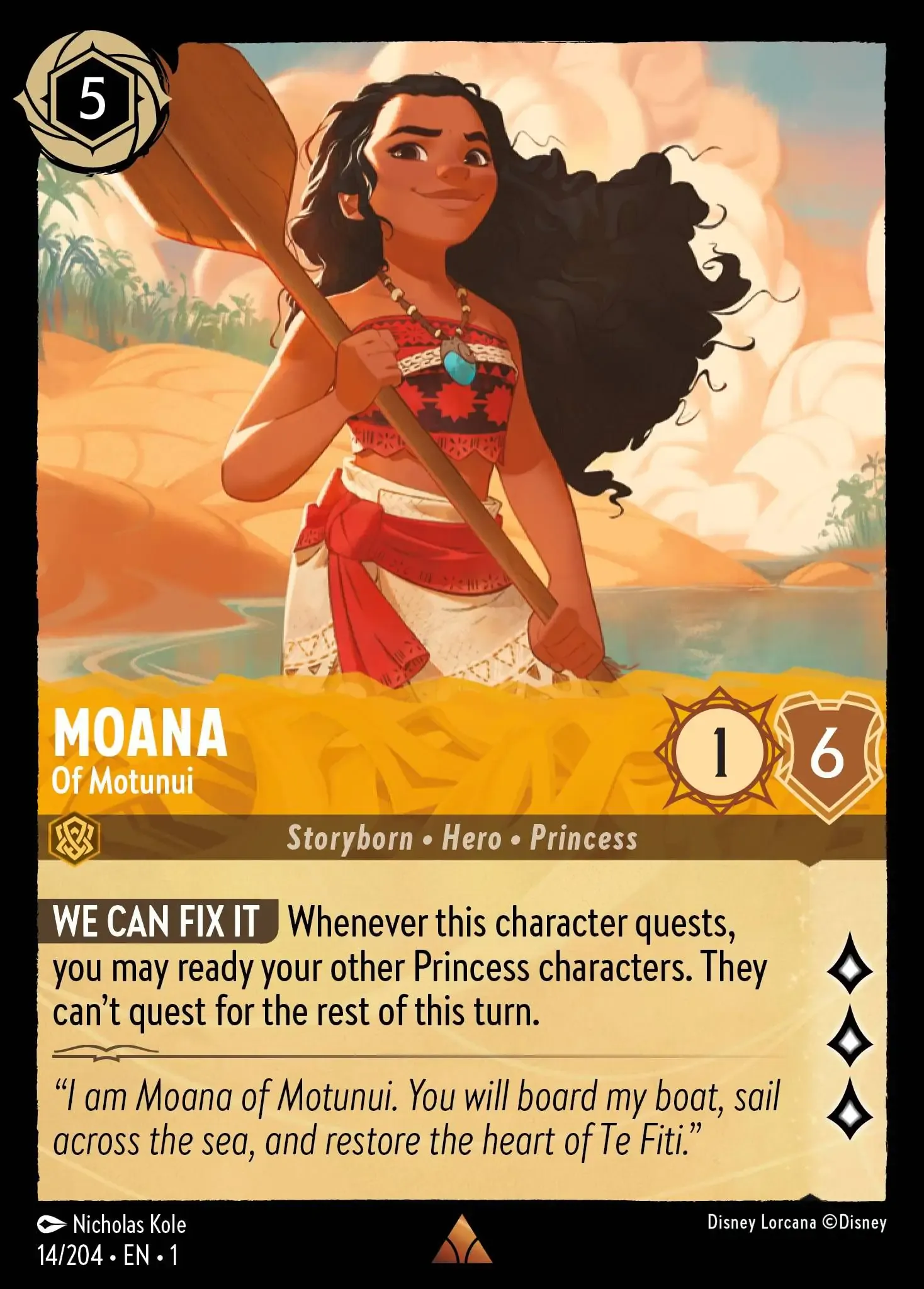 Moana - Of Motunui | Lorcana Wiki | Fandom Moana - Of Motunui | Lorcana Wiki | Fandom