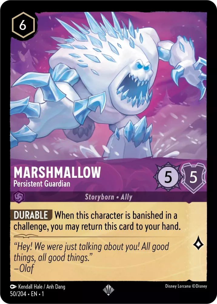 Marshmallow Persistent Guardian Lorcana Wiki Fandom