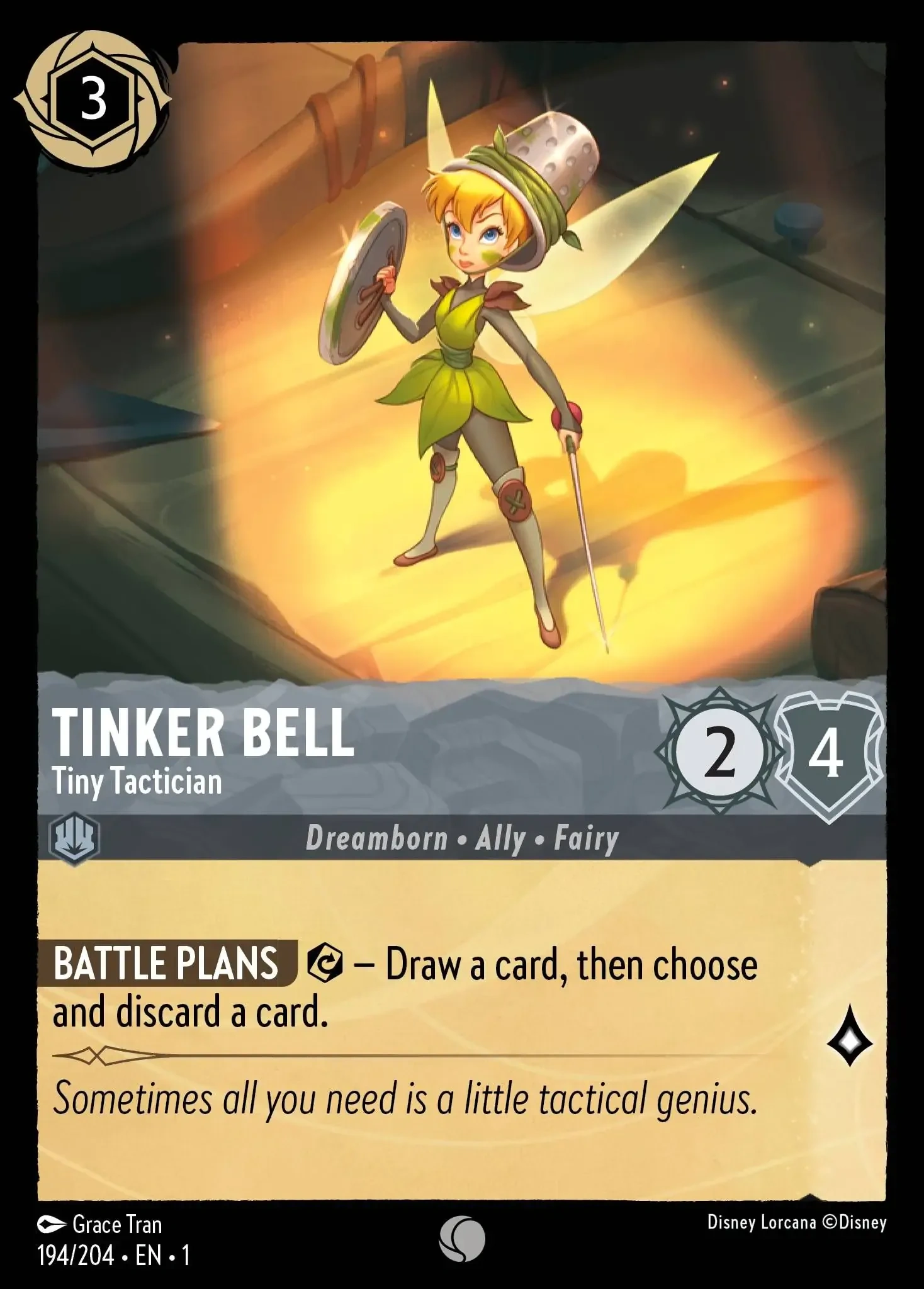lorcana tinkerbell cards Celes, Rune Knight (0001) [FINAL FANTASY Commander] main image 1