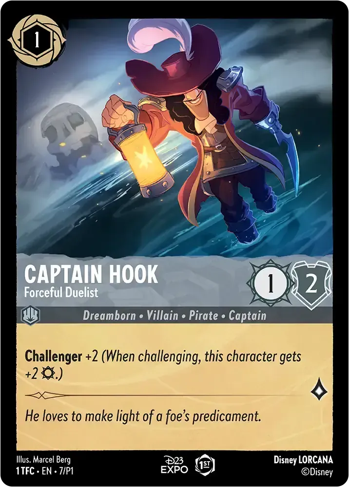 Captain Hook - Forceful Duelist | Lorcana Wiki | Fandom