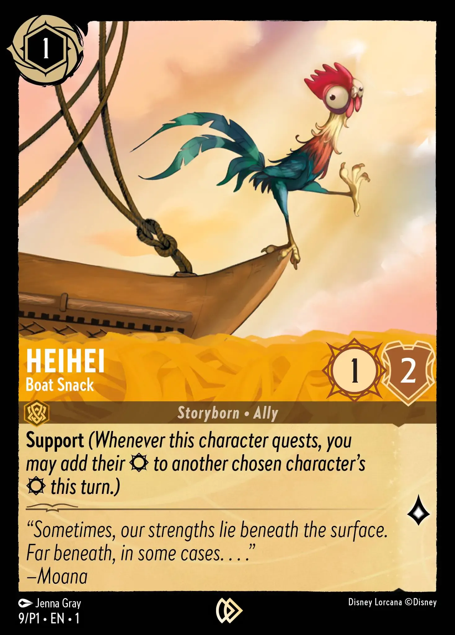 HeiHei - Boat Snack | Lorcana Wiki | Fandom