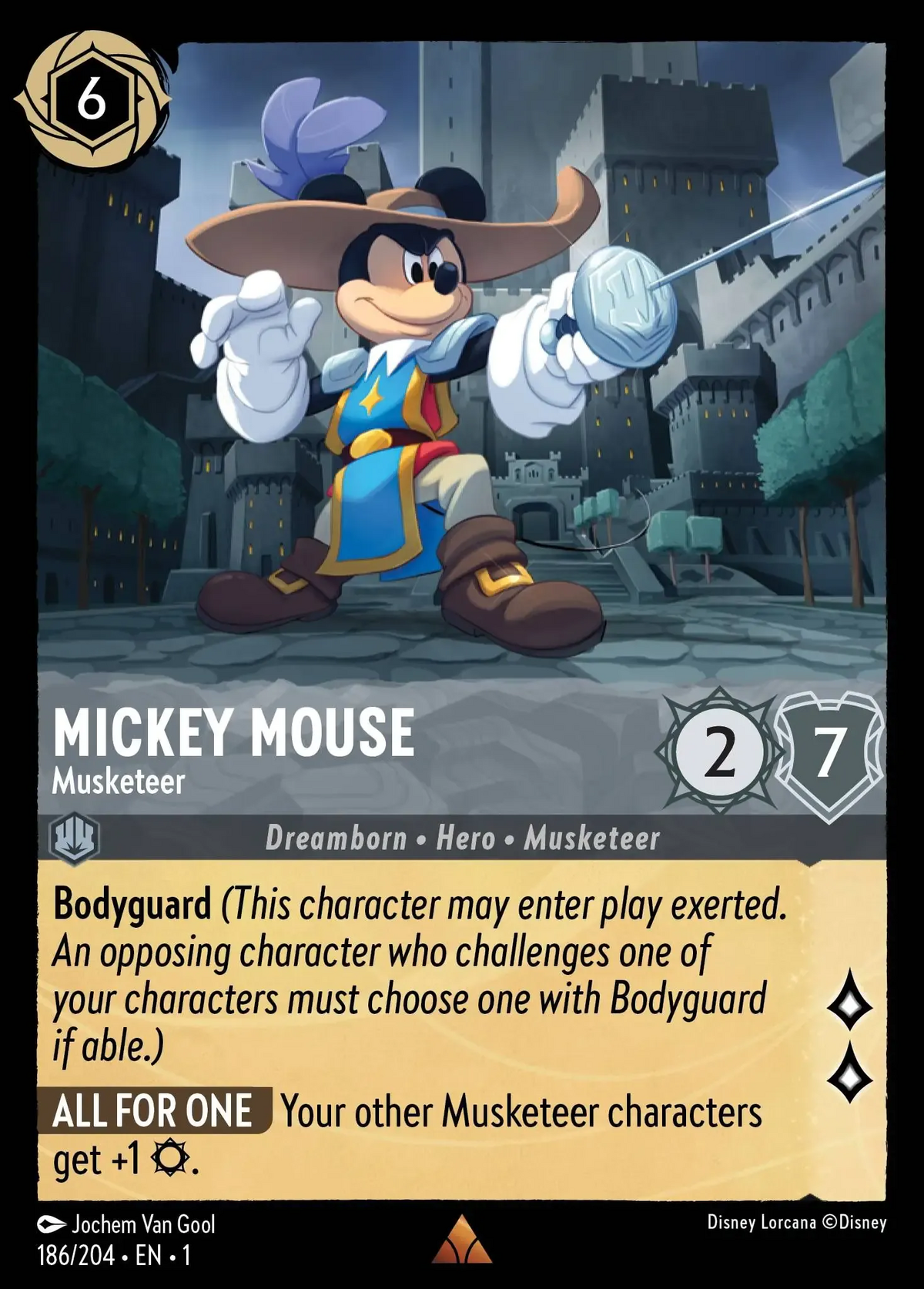 Donald Duck - Musketeer - 177/204 Uncommon The First Chapter