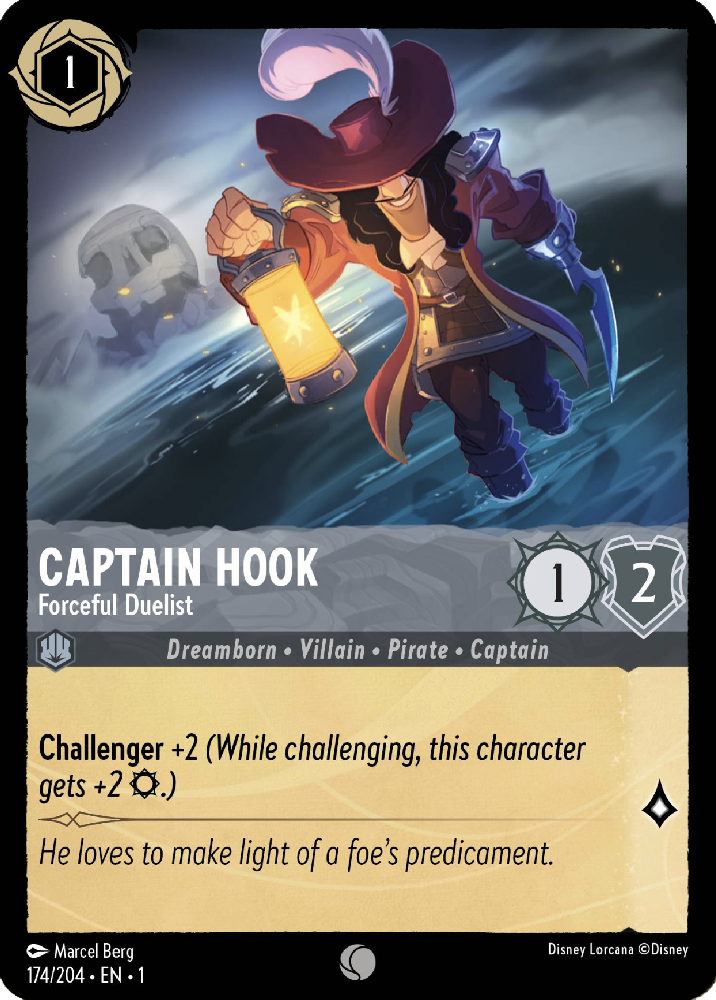 Captain Hook - Forceful Duelist, Lorcana Wiki