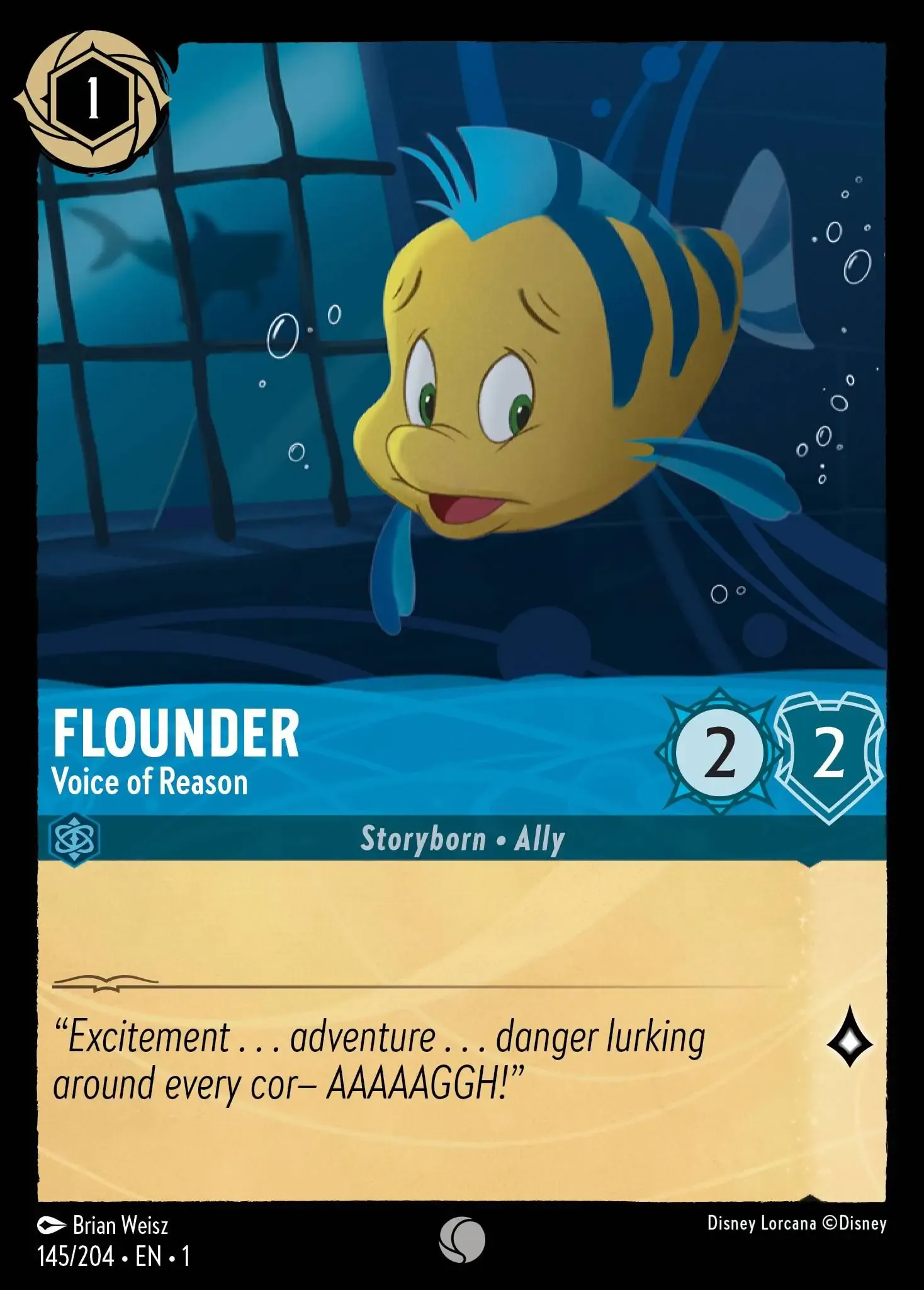 Flounder Voice of Reason Lorcana Wiki Fandom