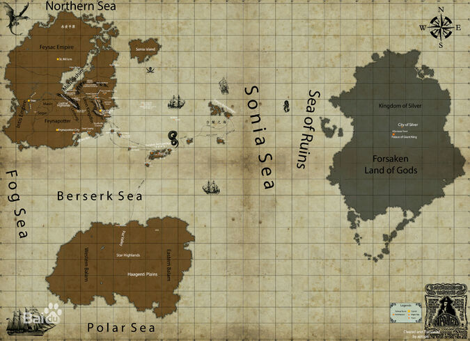 Map of the World | Lord of Mysteries Wiki | Fandom