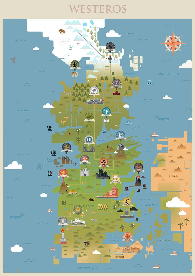 Westeros Interactive Map - Latest