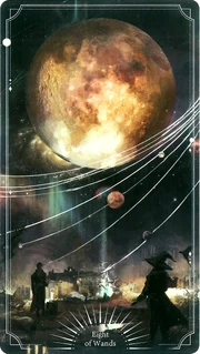 Outer Deities staring at Klein and Amon ( - Eight of wands)