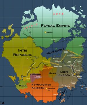 Map - Northern Continent