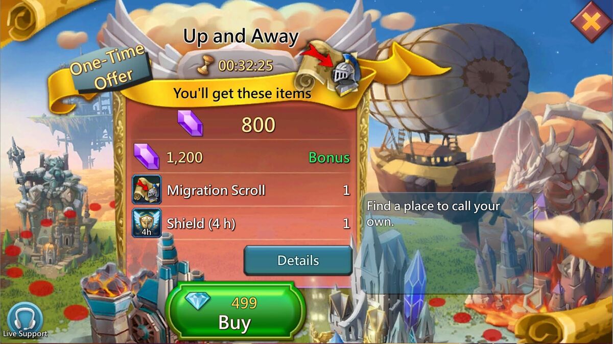 Lords Mobile Exclusive Deals and Redeem Code for IGG 16th