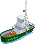 Greenpeace boat