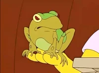 Un sapo guerrero del perú como los proyectos de Bart y Milhouse.