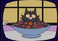 Scratchy en forma de Sushi