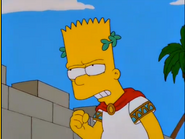 David (Bart) desafiando a Goliat II (Nelson).