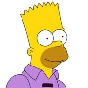 Bart adulto en uno de los futuros posibles de Los Simpson
