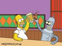 Imgres.jpg (11 kB) Bender y Homer beben cerveza