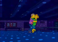 Edna y Skinner Bailando