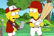 Bart at bat