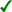 Tick verde