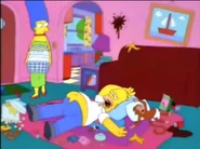 Homer y Mojo cansados