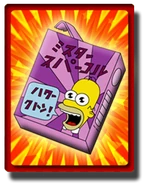 Carta de The Simpsons Hit & Run